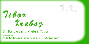 tibor krebsz business card